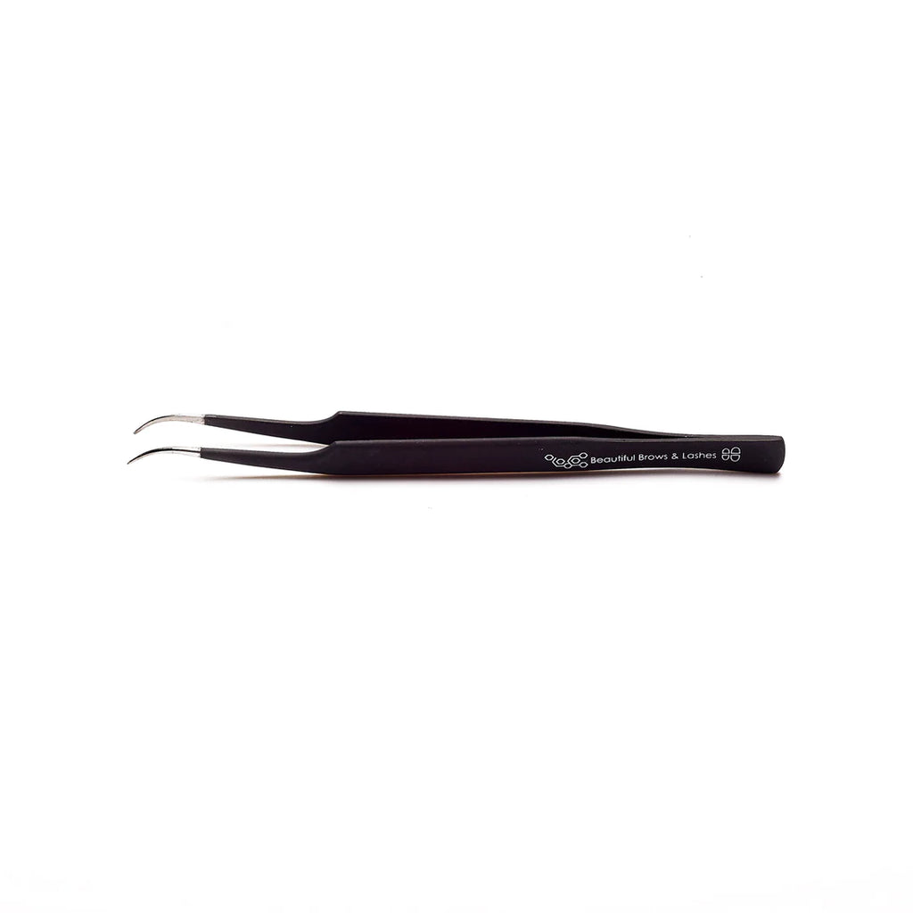 Beautiful Brows & Lashes Curved Fine Point Tweezers