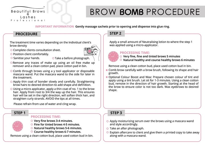 Beautiful Brows & Lashes Brow Bomb Lamination Kit